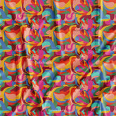 Abstract Printed Wholesale Fabric For Boutique